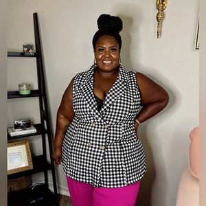 Black & White Long Vest